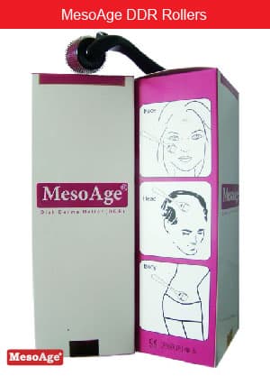 MesoAge DDR Rollers (Disk Derma Roller) retail packaging