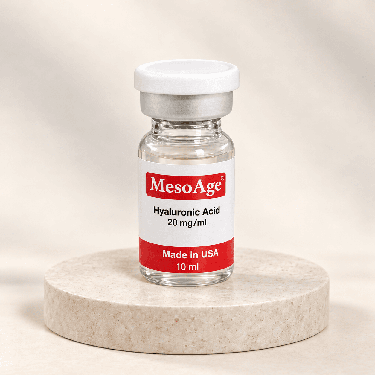 MesoAge Hyaluronic Acid professional ingredient vial