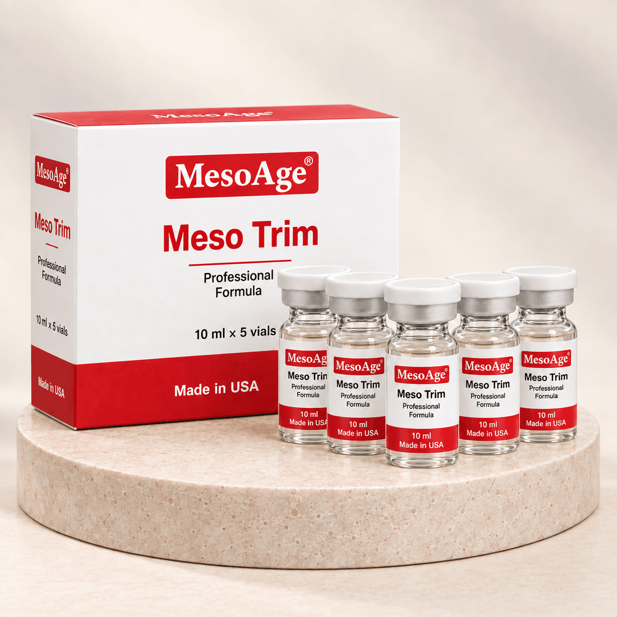 MesoAge Meso Trim professional five-vial treatment set