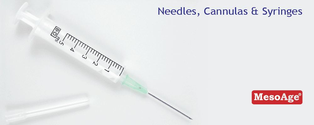 MesoAge needles, cannulas & syringes