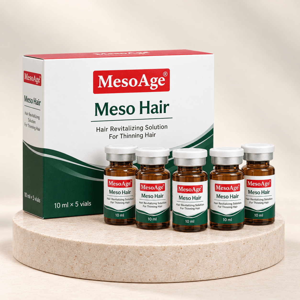 MesoAge Meso Hair professional five-vial treatment set